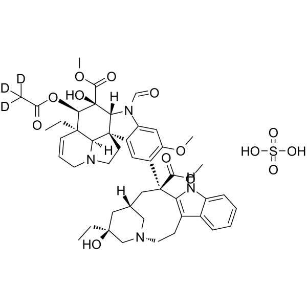 Vincristine-d3 sulfate (Leurocristine-d3 (sulfate); NSC-67574-d3 (sulfate); 22-Oxovincaleukoblastine